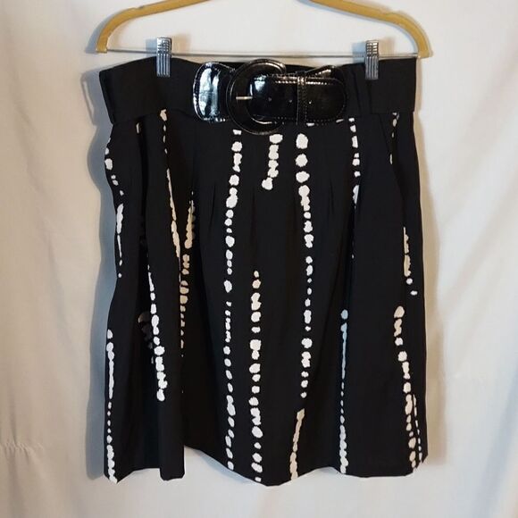 Worthington Belted Plus Size Skirt - Picture 1 of 6